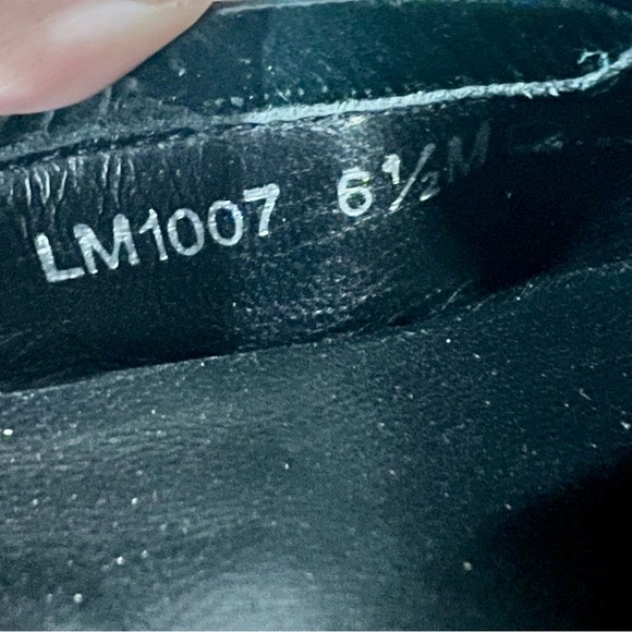 Aquatalia Dark Green Patent Leather Square Toe Mule Slide Loafers Size 6.5 - Picture 5 of 6